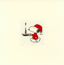 Snoopy Peanuts Sowa &amp; Reiser #D/500 Hand Painted Cartoon Etching Still A... - £49.83 GBP