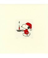 Snoopy Peanuts Sowa &amp; Reiser #D/500 Hand Painted Cartoon Etching Still A... - £50.11 GBP