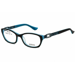 GUESS Womens GU2287 BL Women&#39;s Eyeglasses Frames 52-17-135 Blue Black - £24.58 GBP