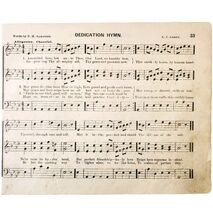 1881 Dedication Hymn Victorian Sheet Music Ohio State Grange Agriculture... - $19.99