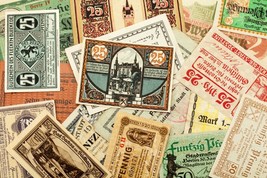 1920&#39;s Germany Notgeld Money 26pc - Berlin, Hamburg, Prenzlau, Striegau - £77.87 GBP