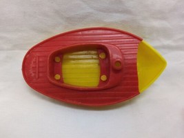*Needs Repair* Liddle Kiddles Red Yellow Toy Boat 3&quot; - $12.18 CAD