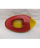 *Needs Repair* Liddle Kiddles Red Yellow Toy Boat 3&quot; - $8.90