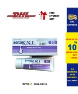 5 X BENZAC AC 5% Gel 60g Benzoyl Peroxide Acne Pimple Galderma France, DHL - $1,540.67 MXN