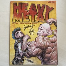Heavy Metal #279 February 2016 Exclusive Ed Signed By Frank Forte w/ remark NM+ - £22.42 GBP