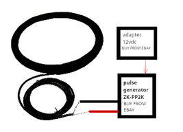 DIY 7&quot; Loop 12vdc for Pulsed electromagnetic field therapy device - $1,803.93 MXN