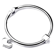 Mother Daughter Round Bangle Set - £23.96 GBP