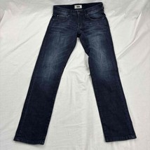 Joseph Abboud Mens Straight Jeans Blue Dark Wash 5-Pocket Design Size 30X30 - £19.46 GBP