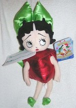 2009 Stuffed Plush 15&quot; Betty Boop as Christmas Present Doll - $19.99
