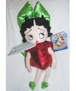 2009 Stuffed Plush 15&quot; Betty Boop as Christmas Present Doll - $19.99