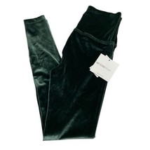 Beyond Yoga Velvet Leggings Womens XS Forrest Green Skinny Stretch Slimm... - $32.44