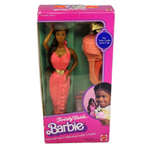 Vintage 1982 Twirly Curls Black Barbie Doll Mattel New In Original Box # 5723 - £94.56 GBP