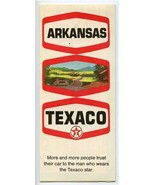 Texaco Map of Arkansas Gousha 1970 Edition  - £9.41 GBP