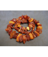 Huge Natural Raw Amber Baltic Butterscotch Honey Amber necklace 116 Grams. - $685.99 CAD