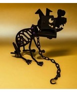 Vintage Halloween Partylite Sticks The Dog Skeleton Candle Holder P8280 - £62.29 GBP