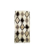 geometric checkered vintage rug - Moroccan Rug - handmade with authentic... - £203.67 GBP