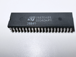1X Z8470AB1 Z80ADART STM Dual Asynchronous Receiver Transmitter 4MHz DIP-40 - $8.80