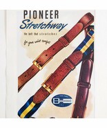 1947 Pioneer Stretchway Belts Advertisement Clothing Fashion Accessory D... - €17,34 EUR
