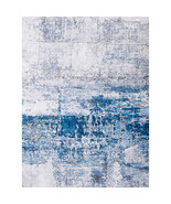 Gray &amp; Turquoise Area Rug: Soft, Washable Zara Rug - $3,579.23 MXN