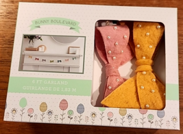 NIB COLLECTIVE CREATIONS BUNNY BOULEVARD FELT WOOL BOW SPRING/EASTER GAR... - $22.72
