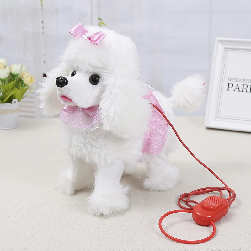 Robot Dog Toys Electronic Plush Dog Walk Bark Sing 36 Songs Puppy Soft Cute - £42.98 GBP
