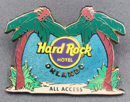 Hard Rock Hotel Orlando FL All Access Pin Palm Trees on Sandy Beach - $12.19
