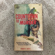 Countdown to Murder Mystery Paperback Book by Herbert D. Kastle Crest Book 1961 - £9.80 GBP