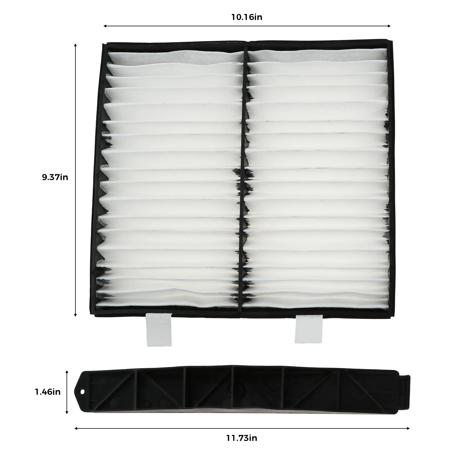 Cabin Air Filter with Cover Plate Retrofit Kit for 2007-2014 GMC Sierra Yukon - £16.41 GBP