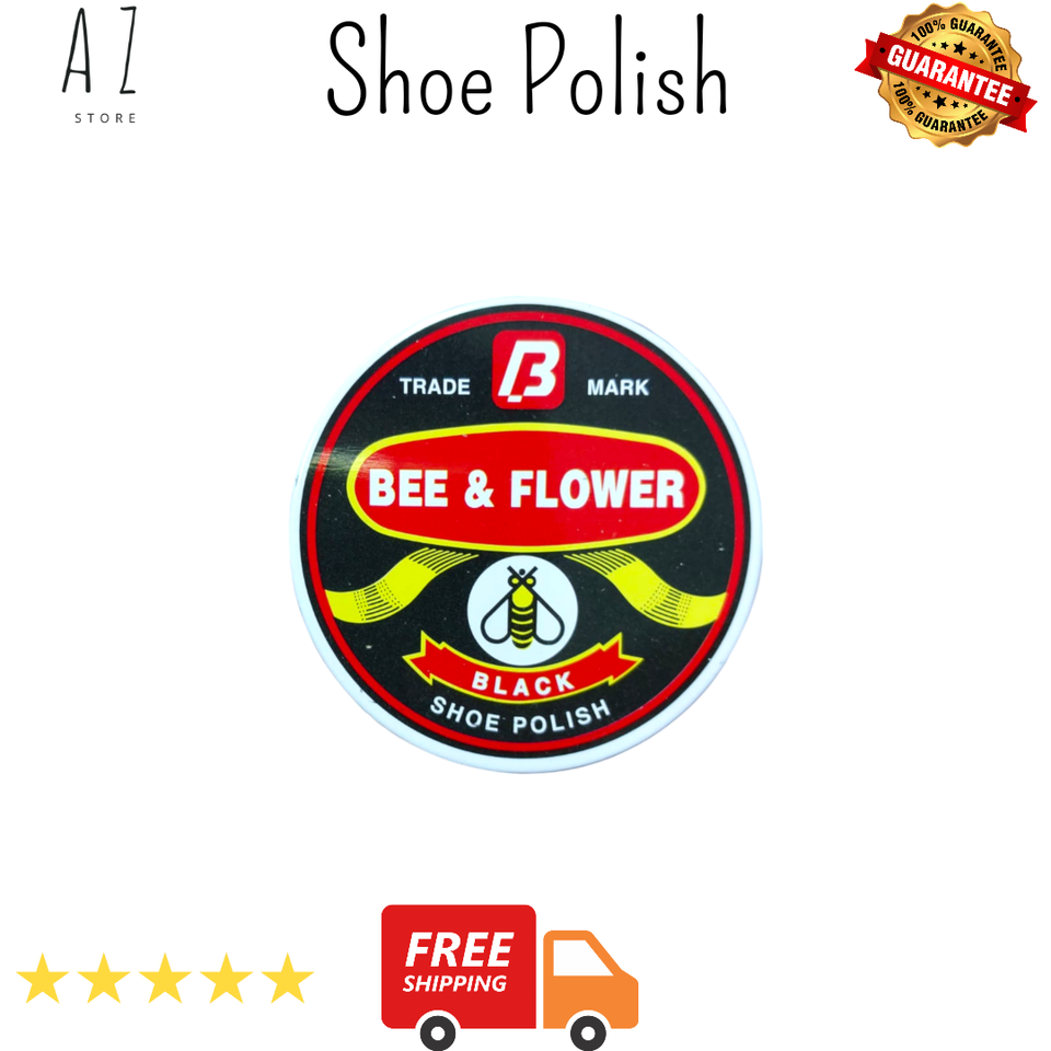 Bee &amp; Flower Brown Leather Renews &amp; Protects Shiny Shoe Polish - $9.40