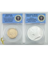 2015 Johnson Coin &amp; Chronicle Reverse Proof $1 and .999 Silver Medal RP-... - $113.72 CAD