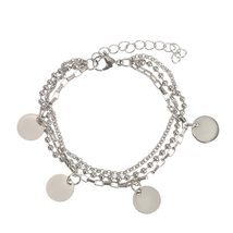 Women Simple Men Couple Gifts Wristbands Punk Bracelet Bangle Titanium Stainless - £8.29 GBP+