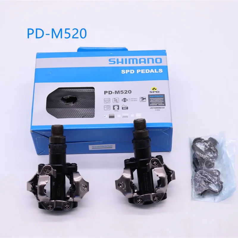  SHIMANO  PD M520 M540  ME700 MTB mountain bike bicycle pedals cycle self-loc lo - £122.38 GBP