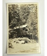 RPPC Postcard Trinity Alps Resort Cabins Bungalow In The Forest Message ... - $18.46 CAD