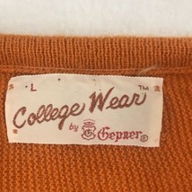 Vtg University Of Tennessee Sweater Vols Volunteers Mens V Neck Large UT Trashed - £11.62 GBP
