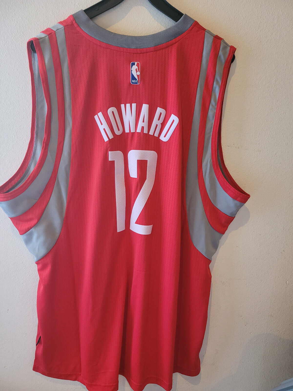Primary image for ADIDAS SWINGMAN JERSEY HOUSTON ROCKETS DWIGHT HOWARD RED SIZE 2XL