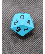 Vintage Gamescience Teal Blue D20 (0-9) Twice Dice - €29,80 EUR