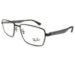 Ray-Ban Eyeglasses Frames RB6334 2511 Brown Gray Rectangular Full Rim 53... - £51.63 GBP