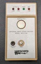 WESCORP Model WSC110A - Universal Wrist Strap Checker Tester - £21.76 GBP