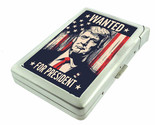 Donald Trump 2024 L8 100&#39;s Size Cigarette Case Built in Lighter Metal Wa... - $21.73
