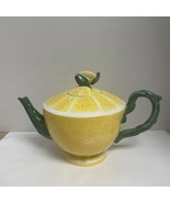 Department 56 Slice Large lemon Teapot Vintage - $807.36 MXN