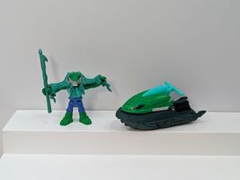 Imaginext Killer Croc Figure Jet Ski set - $9.89