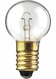 509k miniture lamp light bulb, 24v .18a/g-6 cand screw base  - $3.70