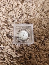 Geneva Vintage Silver Tone Watch Face Quartz Japan motv -needs New Battery- - $8.25