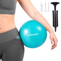 Pilates Ball 9 Inch With Pump, Core Ball, Mini Pilates Ball For Physical Therapy - £20.77 GBP