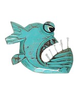 WorldBazzar Medium Wall Hanging Piranha Angler NAIL BITER FISH Nautical ... - $69.24