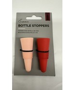 Rabbit Wine and Beverage Bottle Stoppers with Grip Top Pink &amp; Red #5273487 - €11,09 EUR