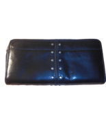 Michael Kors Black Astor Studded Leather Zip Around Wallet - $45.00