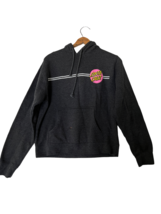 SANTA CRUZ Womens Sweatshirt CLASSIC DOT Hoodie Skateboard Charcoal Gray... - £11.23 GBP