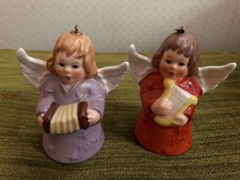 Lot of 2 VTG GOEBEL Angel Bell 1978 1979 Christmas Tree Ornaments 3&quot;  - £11.83 GBP