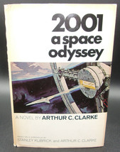 Arthur C. Clarke 2001 A SPACE ODYSSEY 1969 Vintage Book Club ed. Hardcover DJ  - £17.69 GBP
